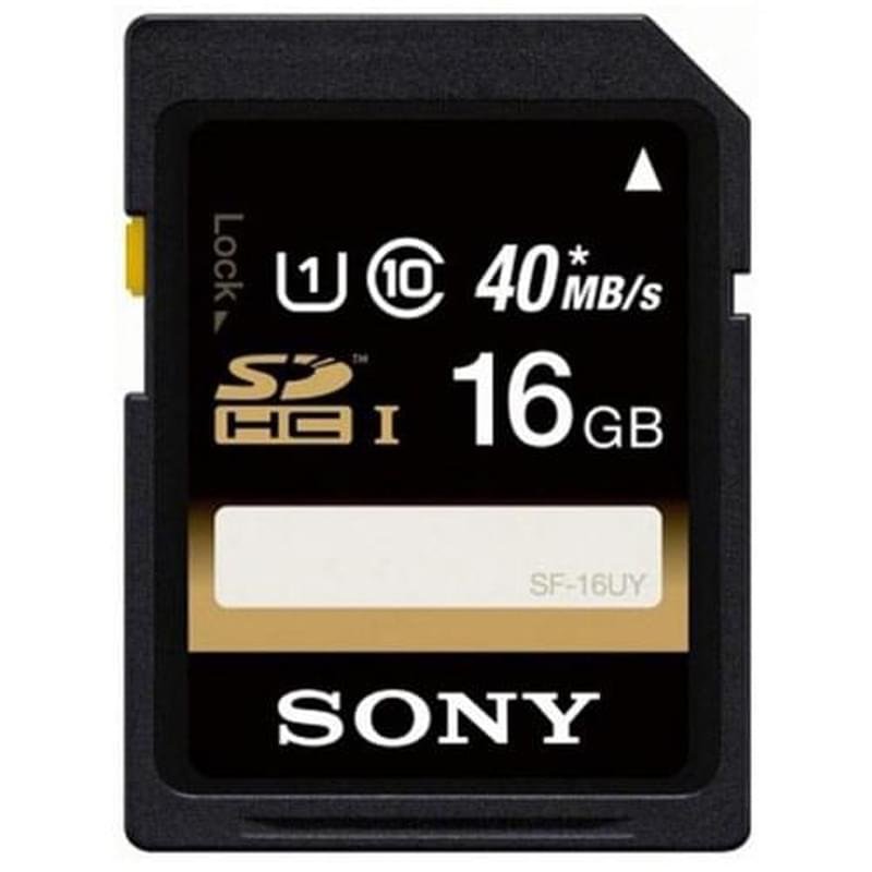 Карта памяти Secure Digital 16GB Sony UHS-I 90MB/s, Class 10 (SF16UYT/90) - фото #0