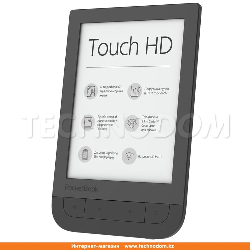 Электронная книга 6" PocketBook Touch HD PB631 Black - фото #1