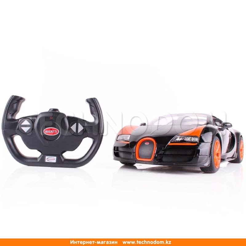 Дет. Игрушка Радиоуправляемая Машина, Bugatti Grand Sport Vitesse, 1:14, Orange/Black (70400OB) - фото #4
