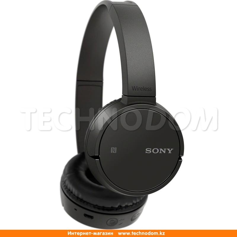 Наушники Накладные Sony Bluetooth MDR-ZX220BT, Black - фото #1