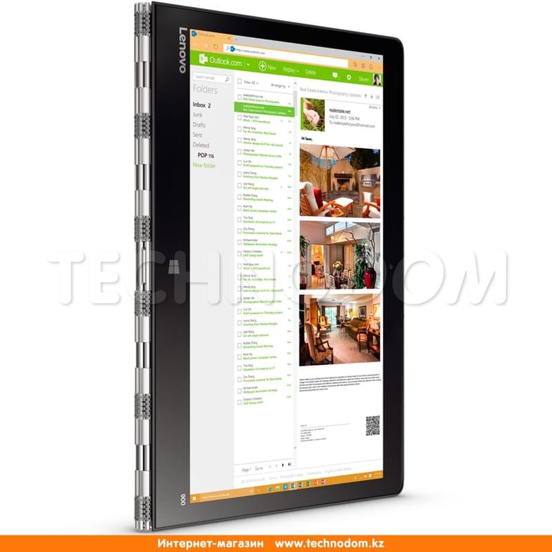 Ультрабук Lenovo IdeaPad Yoga 900 i5 6260U / 8ГБ / 256SSD / 13.3 / Win10 / (80UE00CJRK) - фото #3