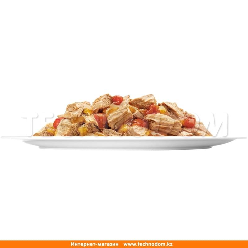 Влажный корм Felix Аппетитные кусочки для кошек, с курицей и томатами 85 г - фото #2