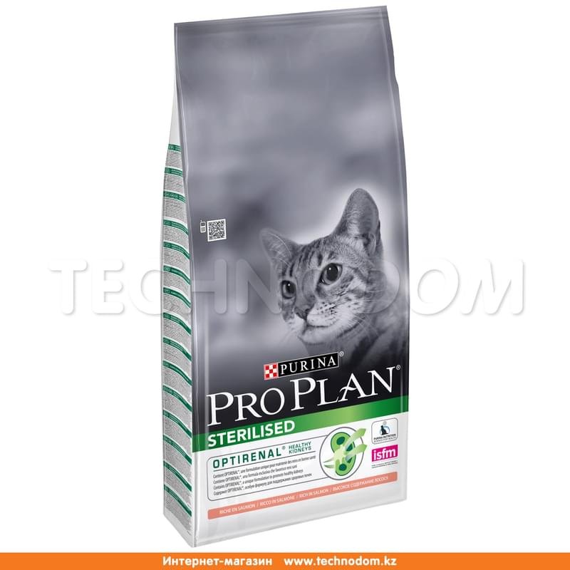 Сухой корм Pro Plan Sterilised для стерилизованных кошек и кастрированных котов, с лососем 10 кг - фото #0