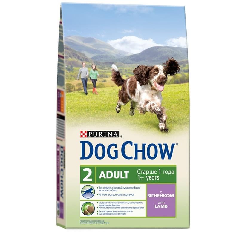 Сухой корм Dog Chow для взрослых собак старше 1 года, с ягненком 600 г - фото #0