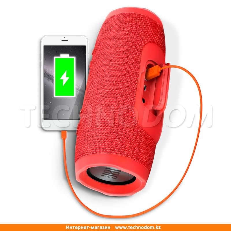 Колонки Bluetooth JBL Charge 3, Red (JBLCHARGE3REDEU) - фото #2