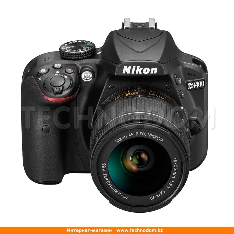 Зеркальный фотоаппарат Nikon D3400+18-55 VR - фото #3