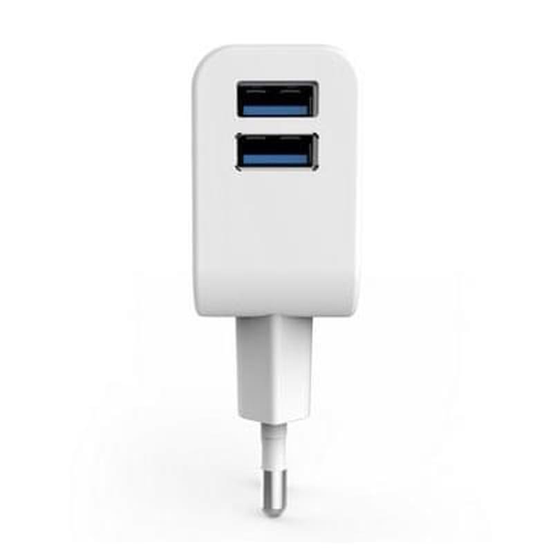 Сетевое зарядное устр-во 2*USB, 2.1A, SVC, Белый (UHC56W) - фото #1