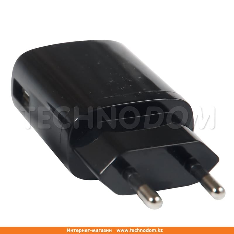 Сетевое зарядное устройство 1*USB, 1A, gTEC, Черный (CR-T001) - фото #0