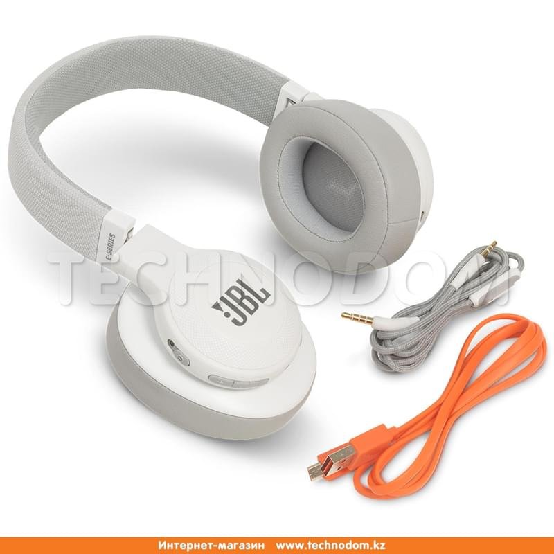 Наушники Накладные JBL Bluetooth JBLE55BT, White - фото #5