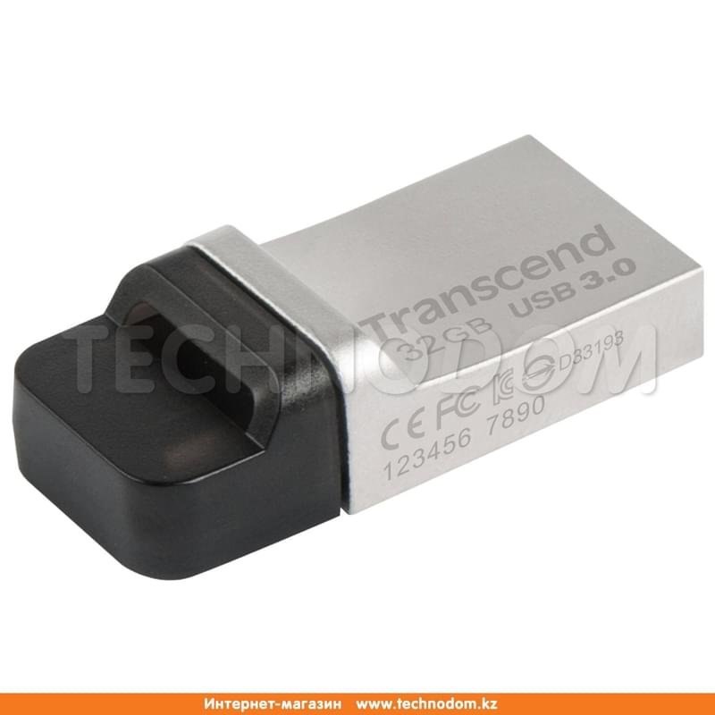 USB Флешка 32GB Transcend JetFlash 880S Type-A/Micro 3.1 Gen 1 (3.0) OTG (TS32GJF880S) - фото #0
