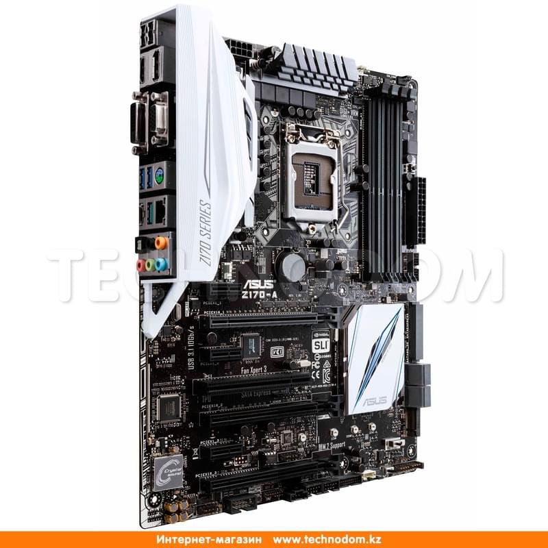 Материнская плата Asus Z170-A LGA1151 4DDR4 PCI-E 3x16 3x1 (HDMI+DP+DVI-D+VGA) ATX - фото #3