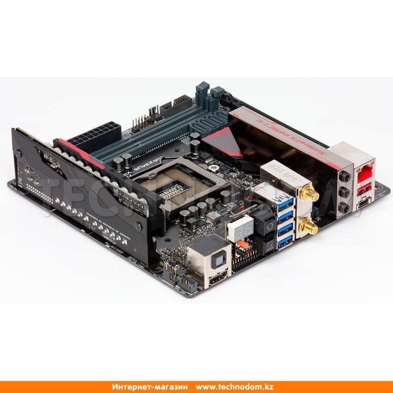 Материнская плата Asus MAXIMUS VIII IMPACT LGA1151 Z170 2DDR4 PCI-E 1x15 (HDMI) mITX - фото #4