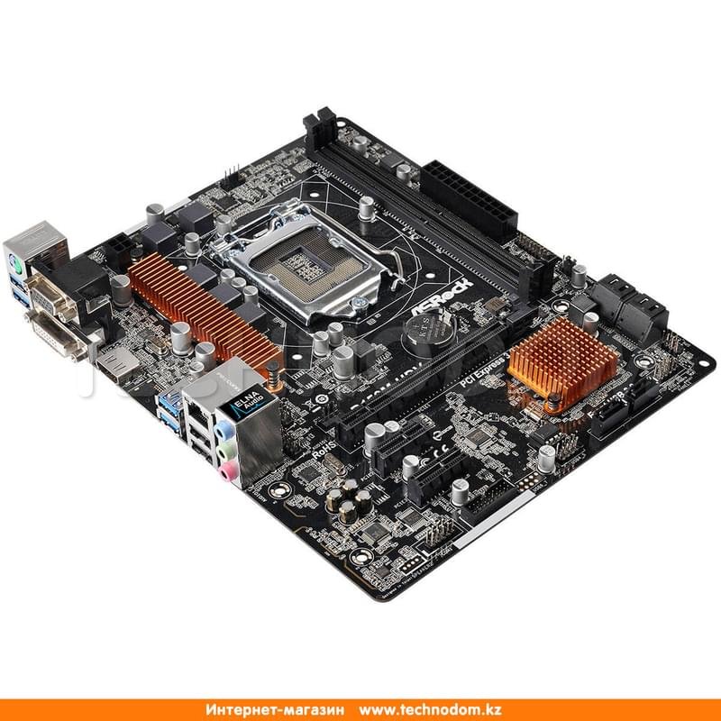 Материнская плата ASRock B150M-HDV LGA1151 2DDR4 PCI–E 1x16 2x1 (HDMI+DVI-D+VGA) mATX - фото #1