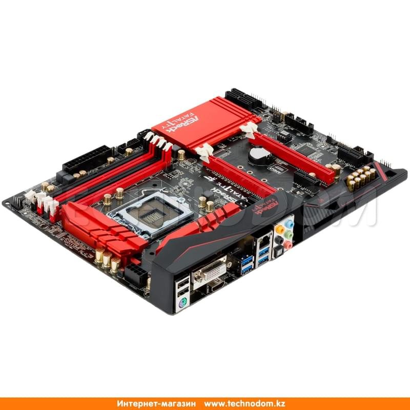 Материнская плата ASRock Fatal1ty B150 Gaming K4 LGA1151 4DDR4 PCI-E 2x16 3x1 (HDMI+DVI-D+VGA) ATX - фото #1