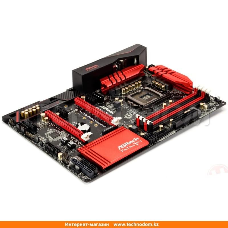 Материнская плата ASRock Fatal1ty H170 Performance LGA1151 4DDR4 PCI-E 2x16 3x1 (HDMI+DVI-D) ATX - фото #2