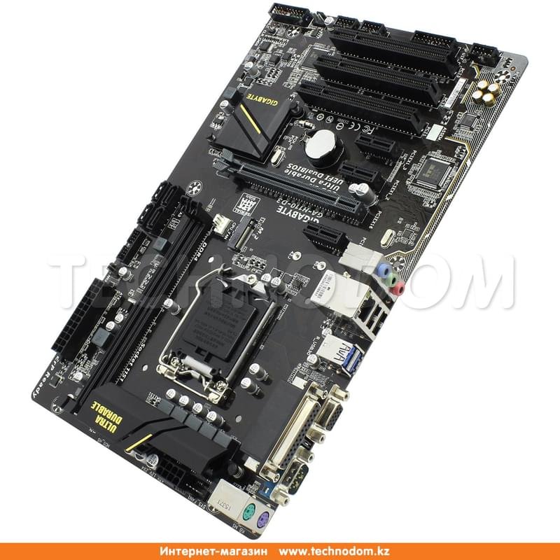Материнская плата Gigabyte GA-H110-D3 LGA1151 2DDR4 PCI-E 1x16 3x1 (VGA) ATX - фото #0