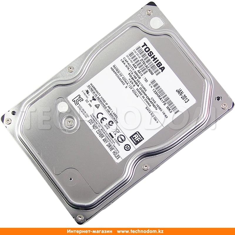 Внутренний HDD 3.5" 500GB Toshiba DT01ACA050 SATA-III (DT01ACA050) - фото #3