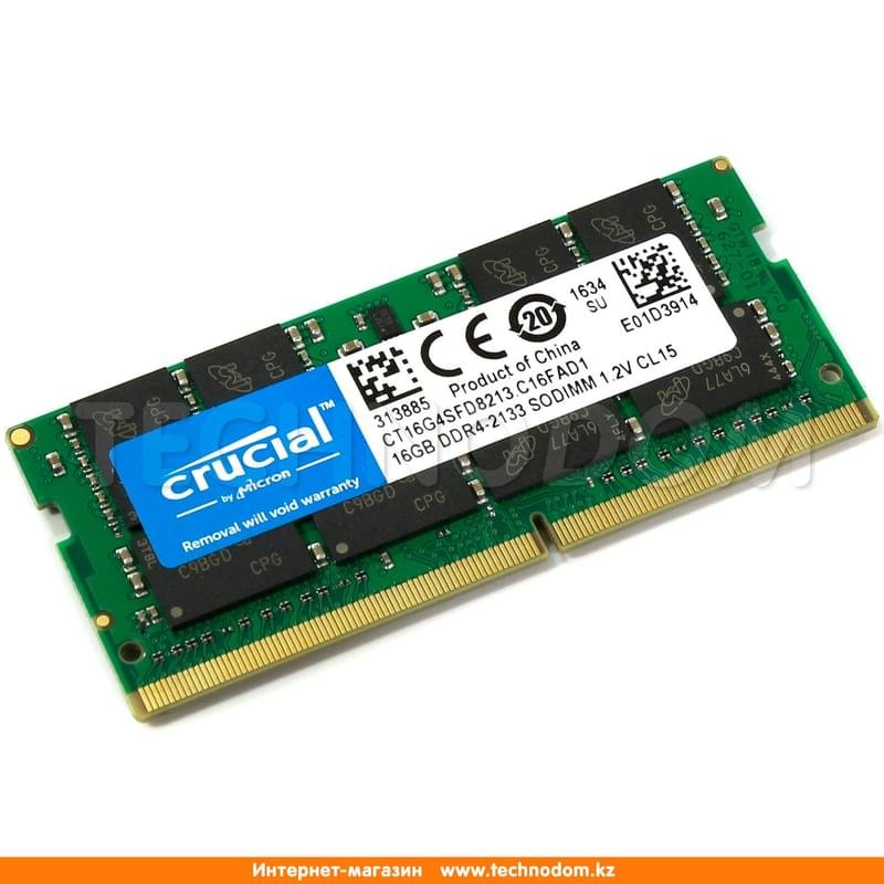 Оперативная память Crucial 16GB DDR4-2133 SODIMM (CT16G4SFD8213) - фото #0