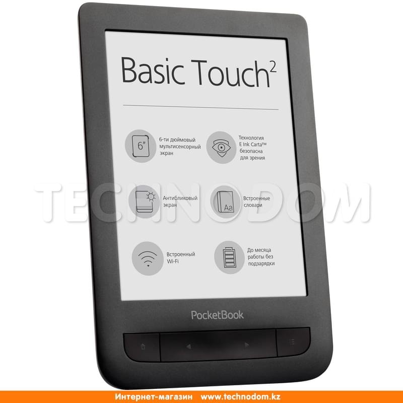 Электронная книга 6" PocketBook Touch PB625 Black - фото #2