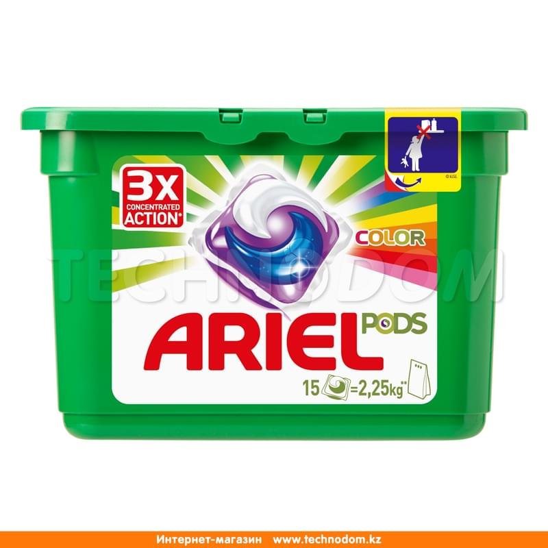 Капсулы для стирки Ariel Color 15кап 949822 - фото #0