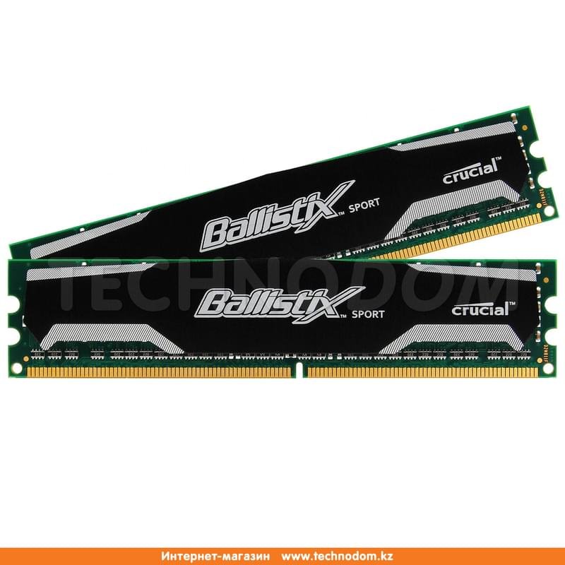 Оперативная память Crucial 8GB Kit (4GBx2) DDR3-1600 Ballistix UDIMM (BLS2CP4G3D1609DS1S00CEU) - фото #0