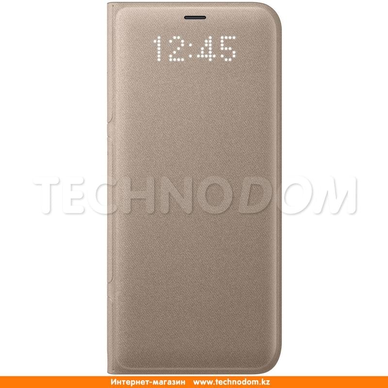 Чехол для Samsung Galaxy S8/G950, LED View Cover, Gold (EF-NG950PFEGRU) - фото #0