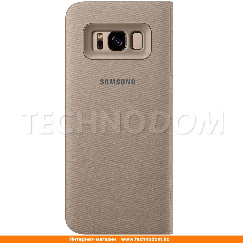 Чехол для Samsung Galaxy S8/G950, LED View Cover, Gold (EF-NG950PFEGRU) - фото #1