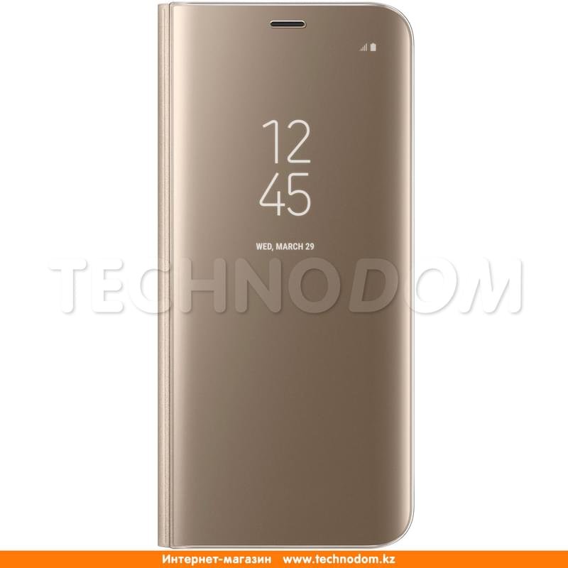 Чехол для Samsung Galaxy S8+/G955, Clear View Standing Cover, Gold (EF-ZG955CFEGRU) - фото #0