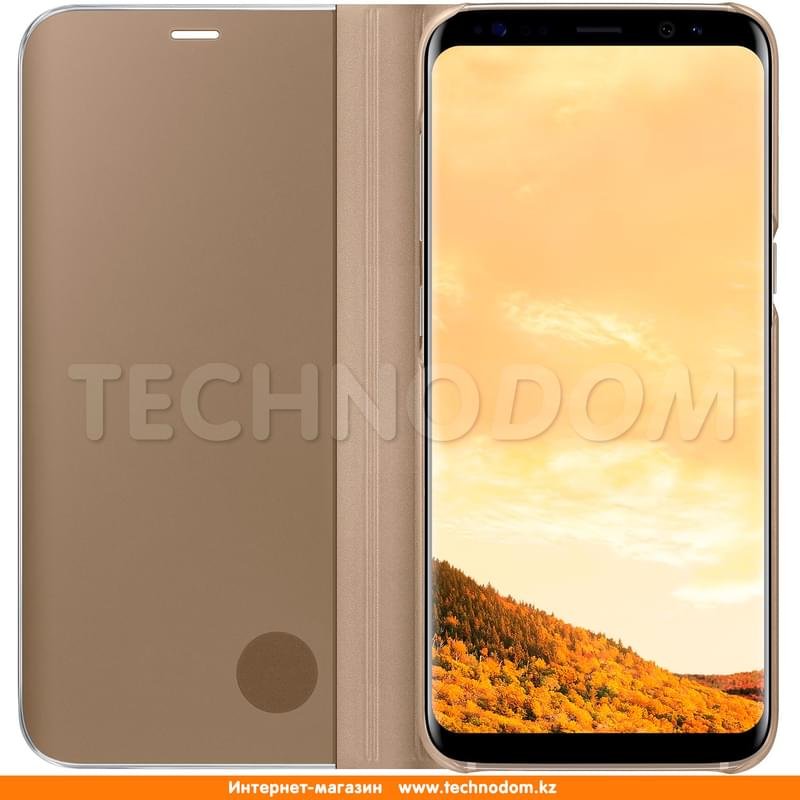 Чехол для Samsung Galaxy S8+/G955, Clear View Standing Cover, Gold (EF-ZG955CFEGRU) - фото #2
