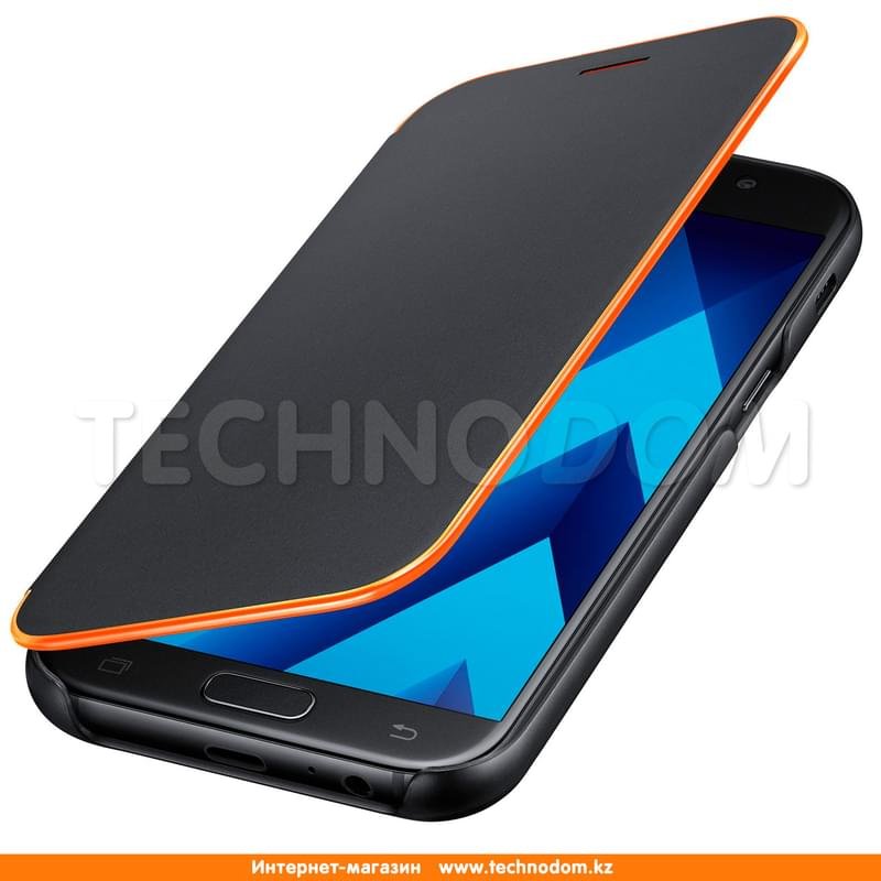 Чехол для Samsung Galaxy A5/A520 (2017), Neon Flip Wallet, Black (EF-FA520PBEGRU) - фото #2