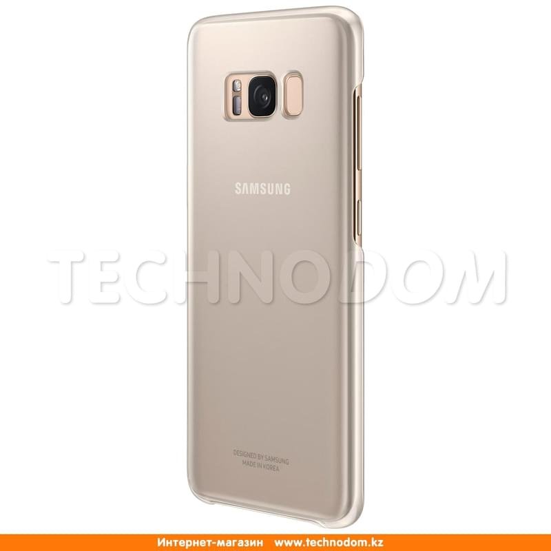 Чехол для Samsung Galaxy S8/G950, Clear Cover, Gold (EF-QG950CFEGRU) - фото #1