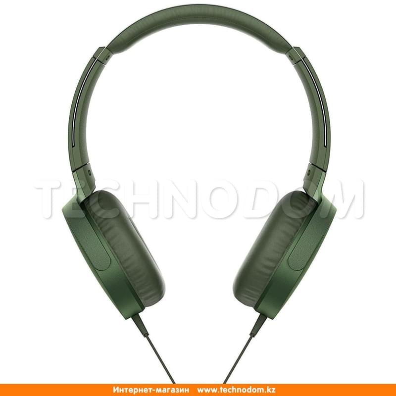 Наушники Накладные Sony MDR-XB550AP, Green - фото #2