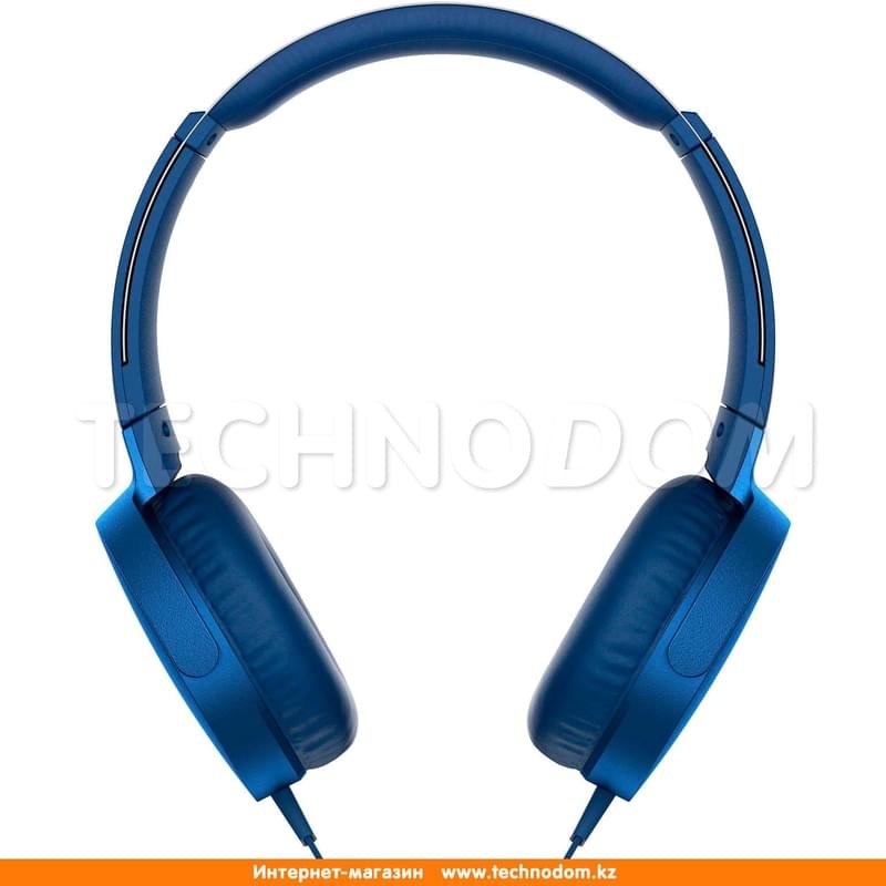 Наушники Накладные Sony MDR-XB550AP, Blue - фото #1