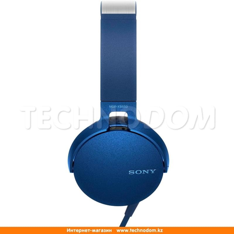 Наушники Накладные Sony MDR-XB550AP, Blue - фото #2