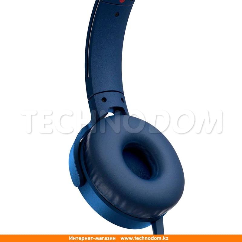 Наушники Накладные Sony MDR-XB550AP, Blue - фото #5