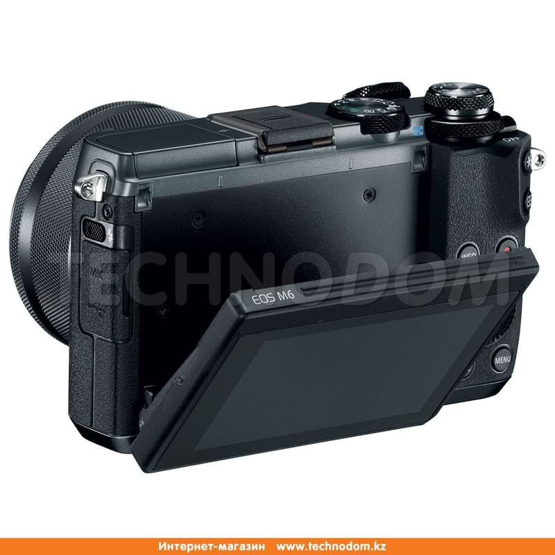 Беззеркальный фотоаппарат Canon EOS M6 EF 15-45 IS STM Black - фото #5
