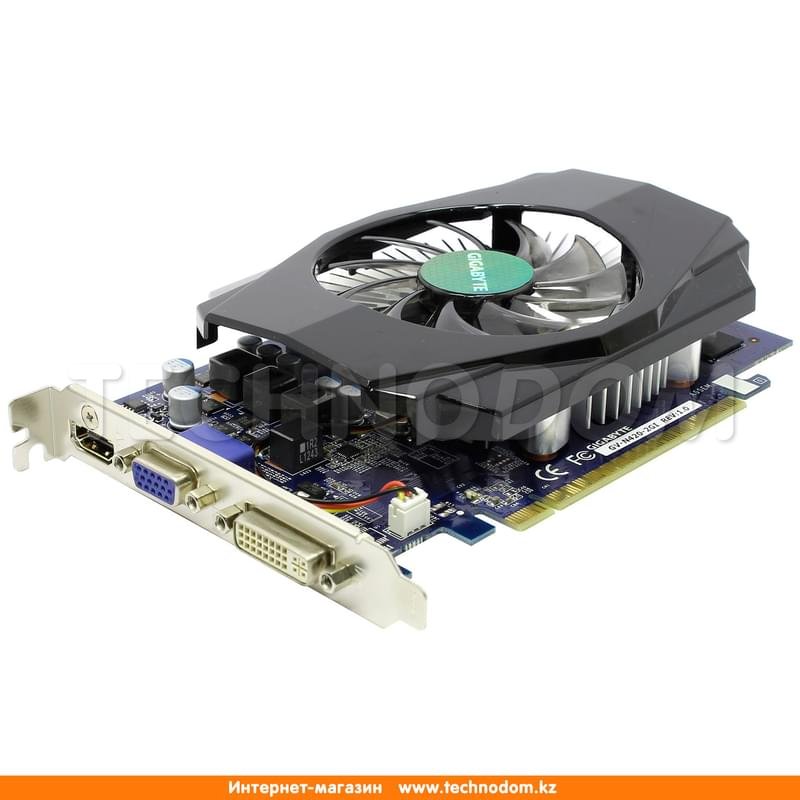 Видеокарта Gigabyte Nvidia GeForce GT 420 2Gb (VGA+DVI+HDMI)(GV-N420-2GI) - фото #0