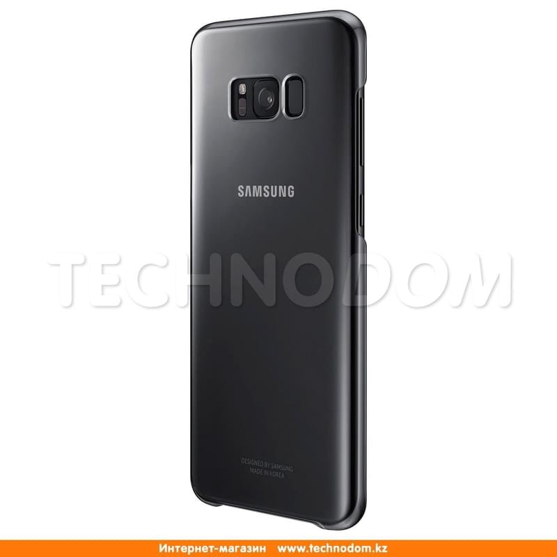 Чехол для Samsung Galaxy S8+/G955, Clear Cover, Black (EF-QG955CBEGRU) - фото #1