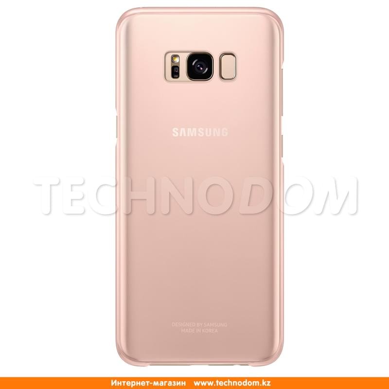 Чехол для Samsung Galaxy S8+/G955, Clear Cover, Pink (EF-QG955CPEGRU) - фото #0