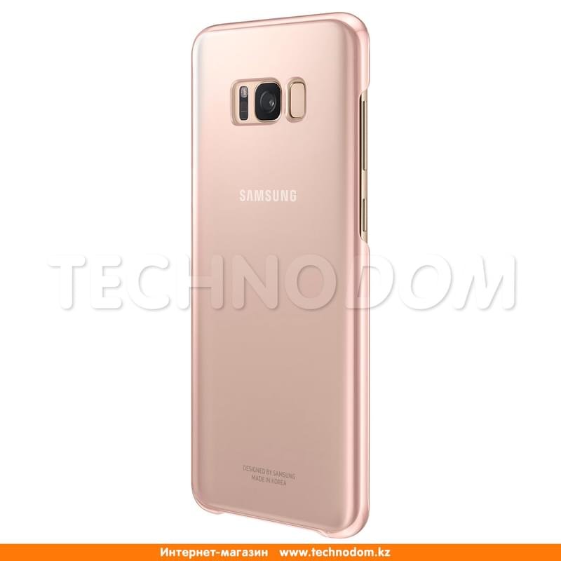Чехол для Samsung Galaxy S8+/G955, Clear Cover, Pink (EF-QG955CPEGRU) - фото #1
