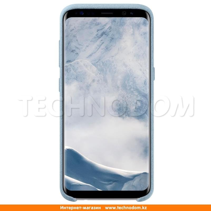 Чехол для Samsung Galaxy S8+/G955, Alcantara Cover, Mint (EF-XG955AMEGRU) - фото #2