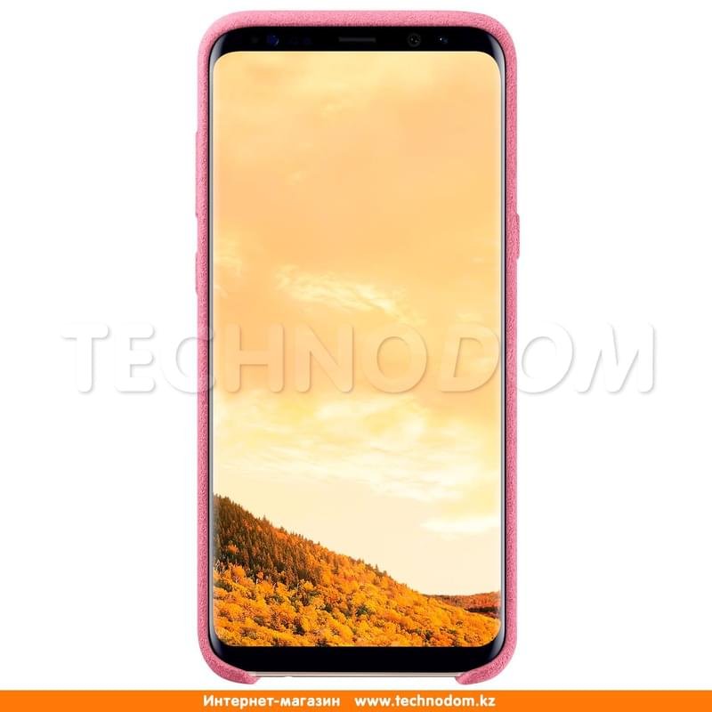 Чехол для Samsung Galaxy S8+/G955, Alcantara Cover, Pink (EF-XG955APEGRU) - фото #2
