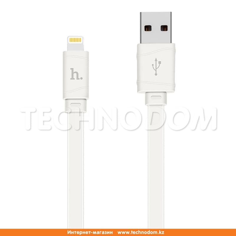 Кабель USB 2.0 - Lightning, X5, HOCO, 1м, Белый - фото #0