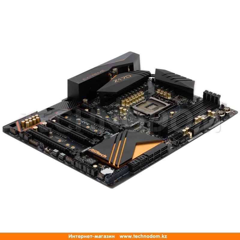 Материнская плата ASRock Z170 Extreme7+ LGA1151 4DDR4 PCI-E 4x16 1x1 1x1 (HDMI+DP+DVI-D) ATX - фото #1