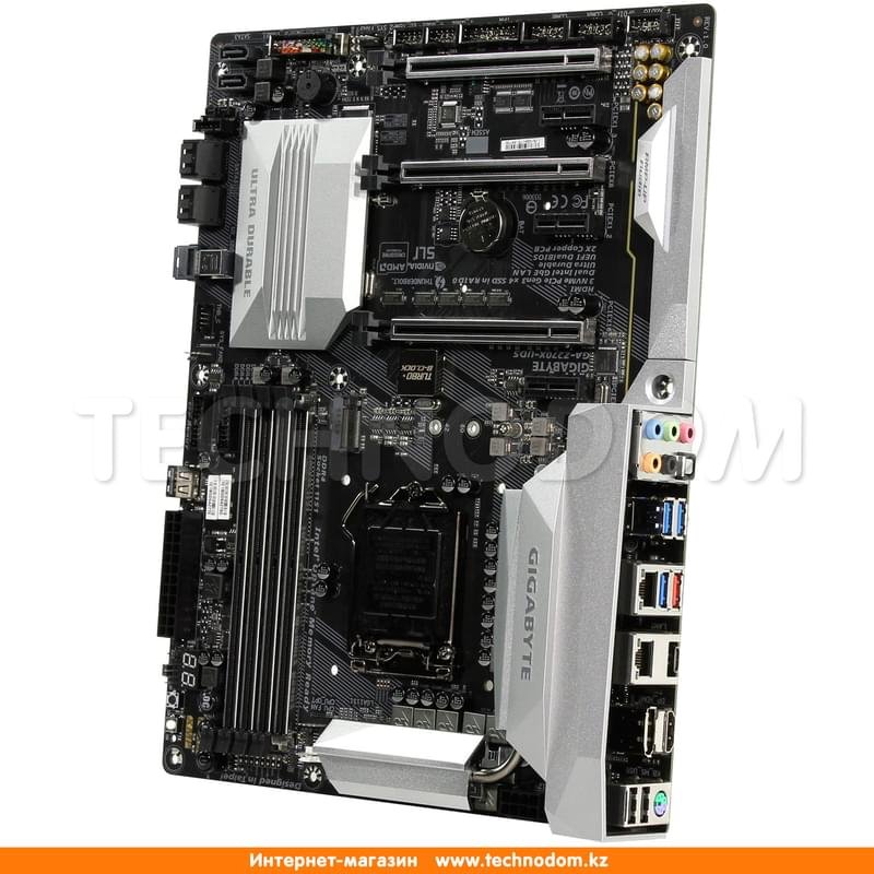 Материнская плата Gigabyte GA-Z270X-UD5 r.1 LGA1151 4DDR4 PCI-E 3x16 3x1 (HDMI+DVI-D) ATX - фото #1