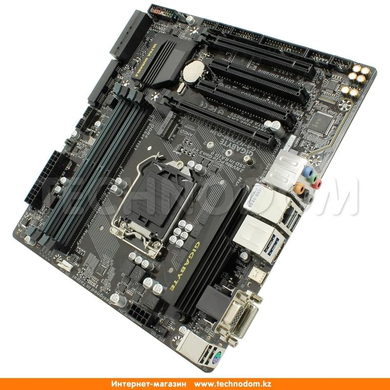 Материнская плата Gigabyte GA-H270M-D3H r.1 LGA1151 4DDR4 PCI-E 2x16 (HDMI+DVI-D+VGA) mATX - фото #0