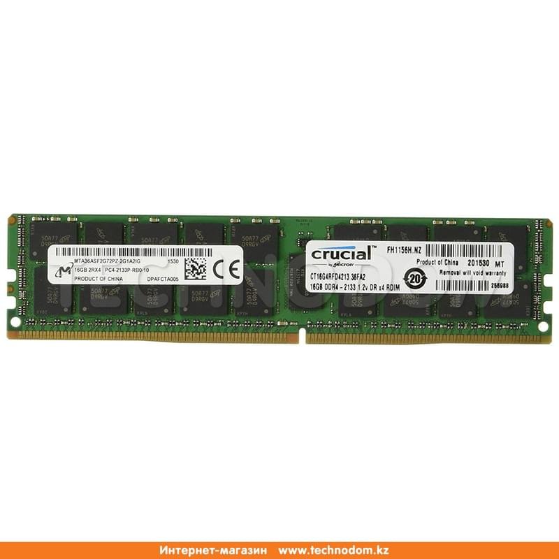Оперативная память Crucial 16GB DDR4-2133 RDIMM (CT16G4RFD4213) - фото #0