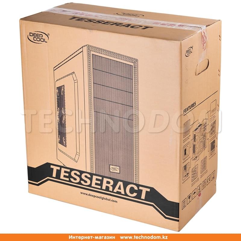 ПК корпус Deepcool TESSERACT ATX, Micro ATX, USB 3.0/2.0, HD-Audio+Mic (DP-CCATX-TSRBFBK) - фото #4