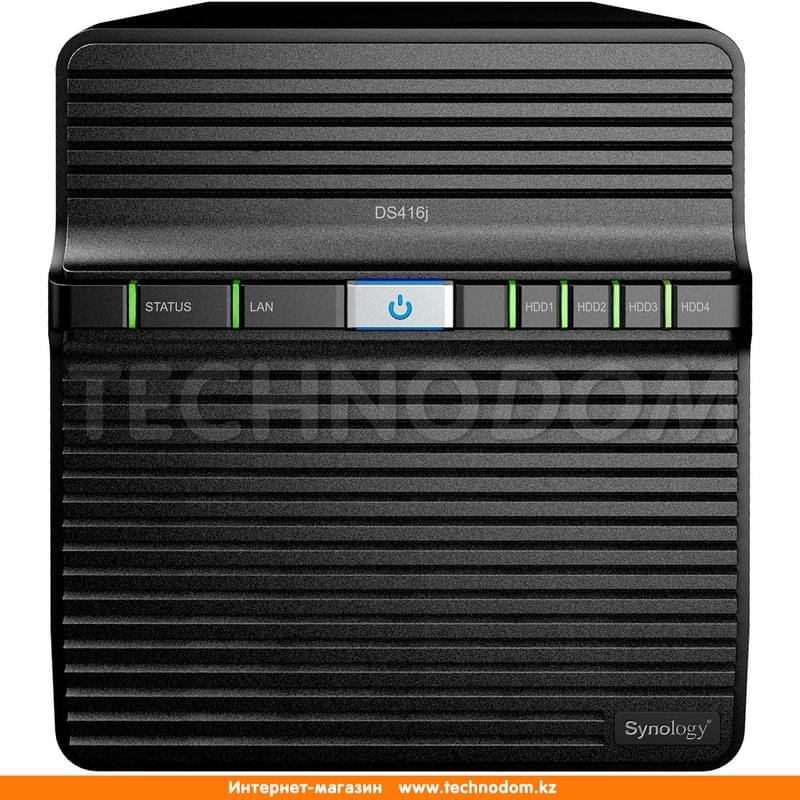 Сетевой RAID-накопитель, Synology DS416j 4xHDD NAS-сервер для дома и бизнеса (DS416J) - фото #0