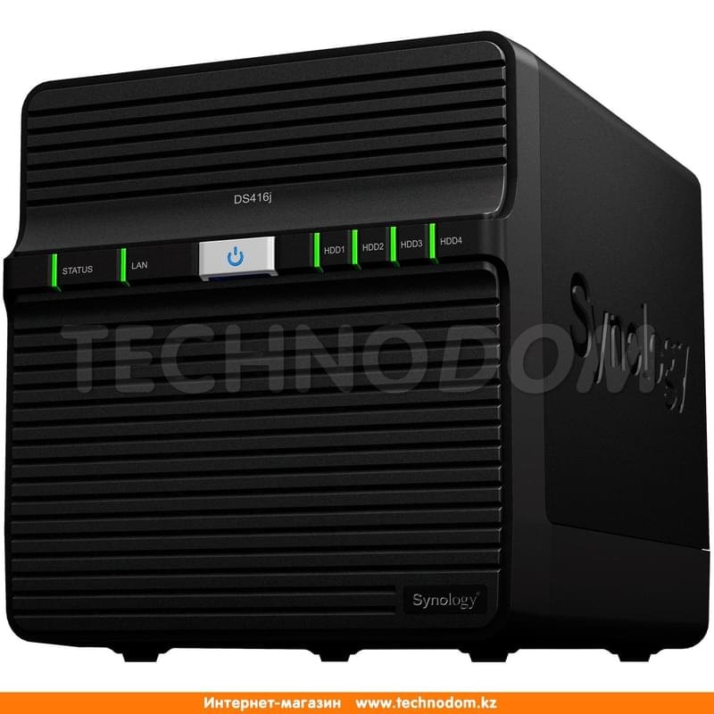 Сетевой RAID-накопитель, Synology DS416j 4xHDD NAS-сервер для дома и бизнеса (DS416J) - фото #1